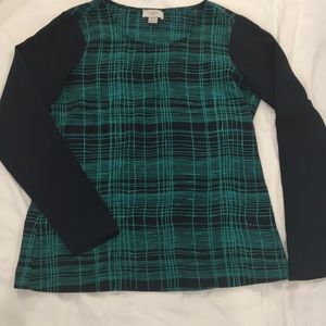 LOFT Long sleeve tunic blouse